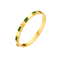 Green Gem Bangle