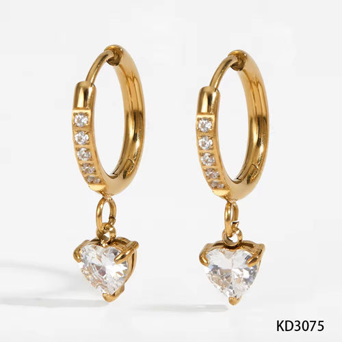 Aurora dainty hoop earrings