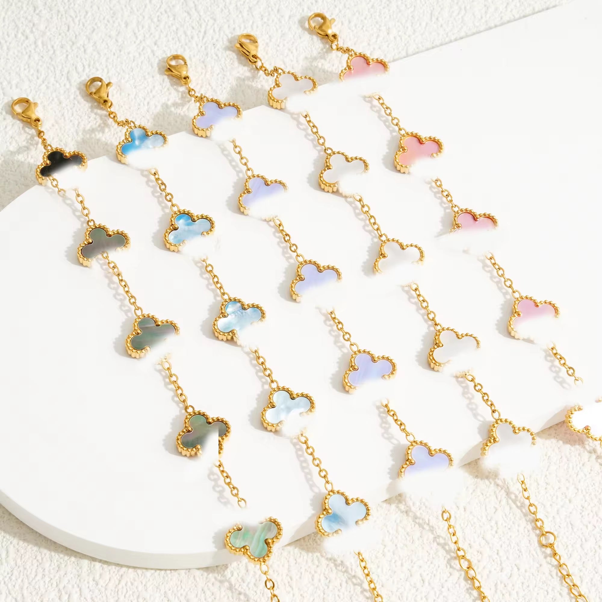 Pearl Flower Bracelet Gold