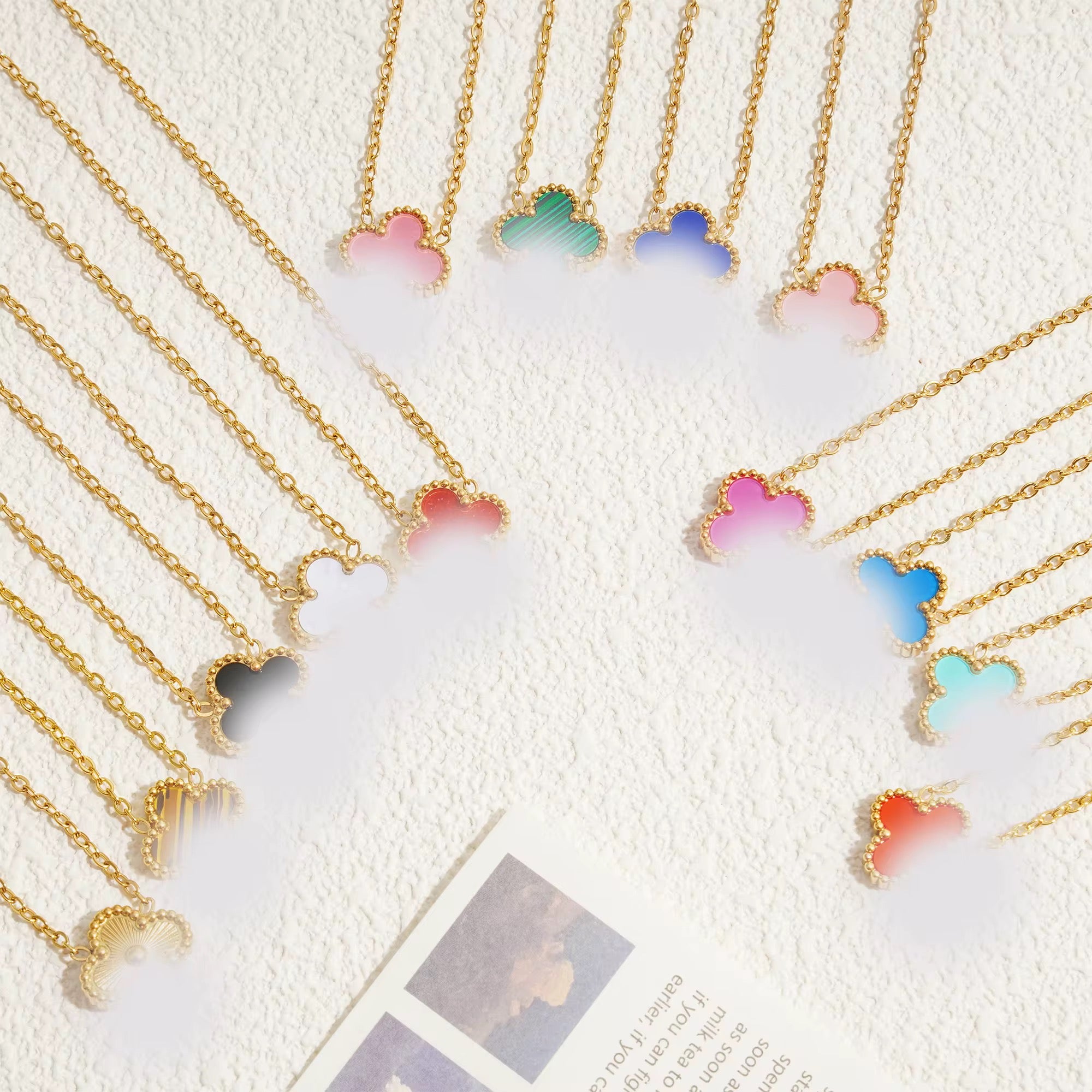 Single Flower Necklace - Gold & Silver